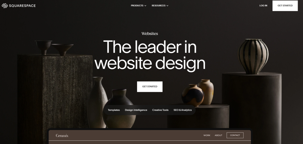 Squarespace website builder